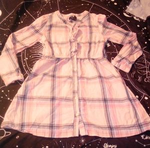 Cute pink plaid dress